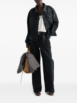 PRADA プラダ デニム ジャケット ブルゾン ロゴ 関税送料無料 追跡付き発送【PRADA】デニム ブルゾンジャケット (PRADA/デニム