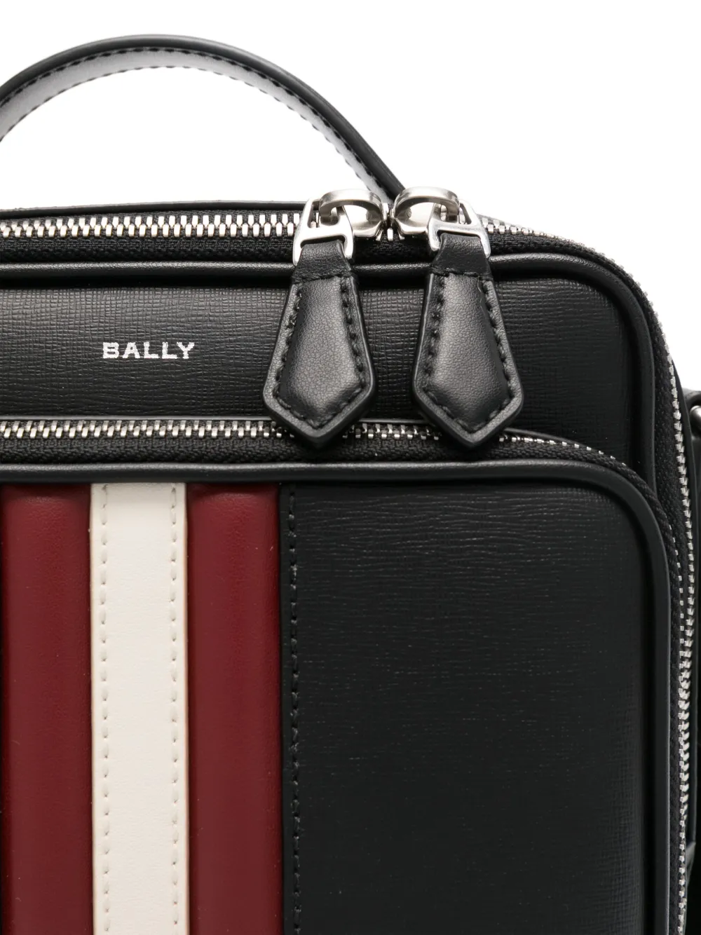 Bally Messengertas met logoprint Zwart