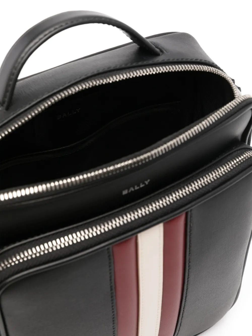 Bally Messengertas met logoprint Zwart