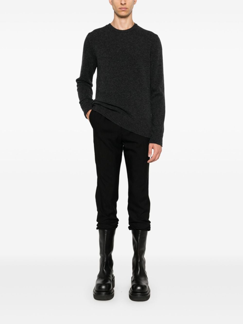 Nuur round neck jumper - Grijs