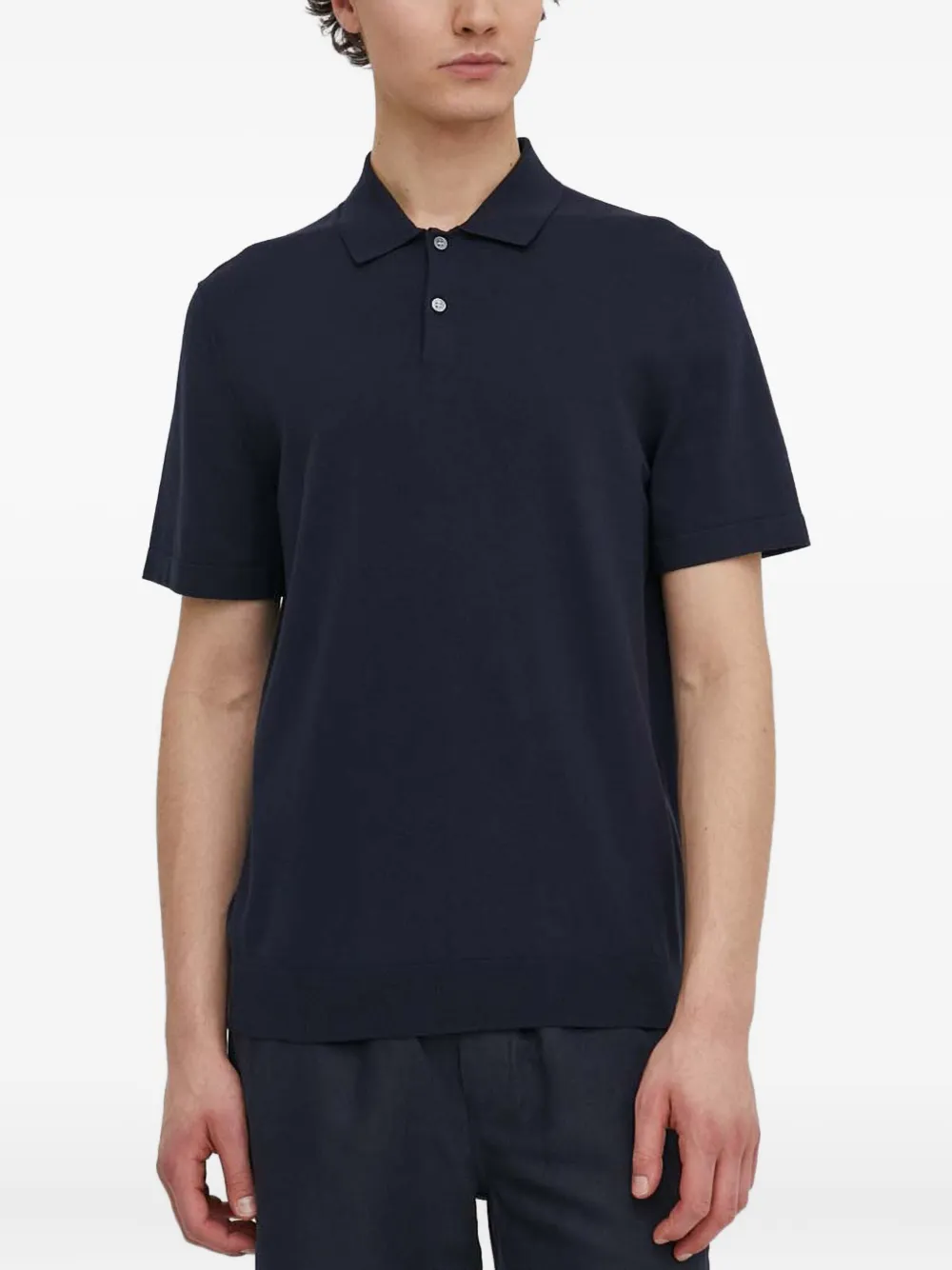 Theory button-up polo shirt | azul | Image 1