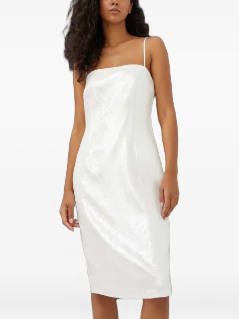 Theory spaghetti-strap midi dress