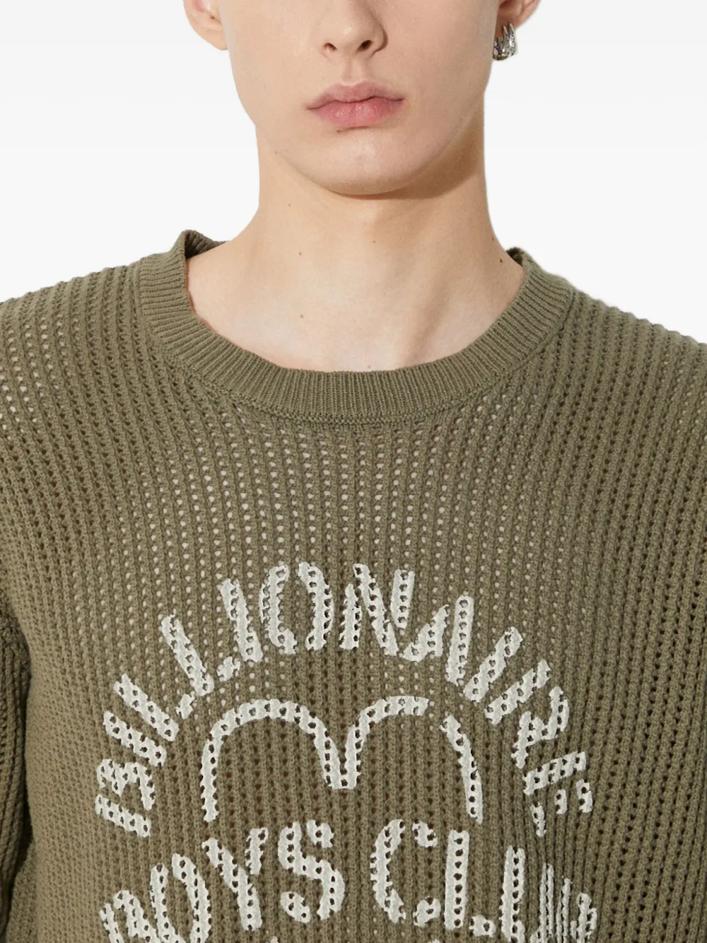 Billionaire Boys Club Gebreide trui met logo Groen