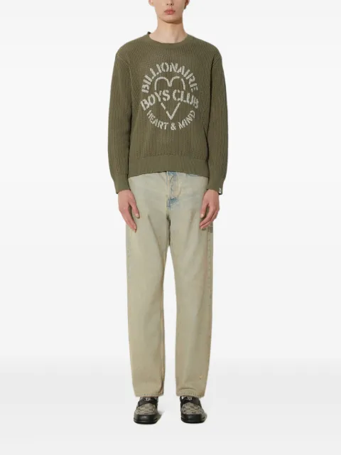 Billionaire Boys Club heart-logo knit sweater