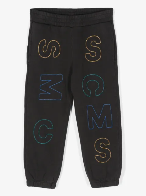 Stella McCartney Kids pants con logo bordado