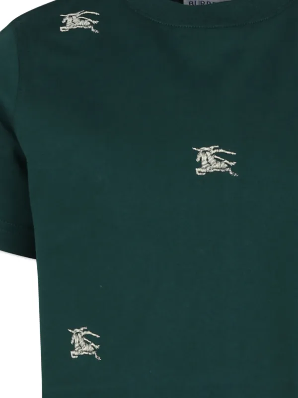 Burberry Kids EKD Cotton T-shirt Green FARFETCH TR