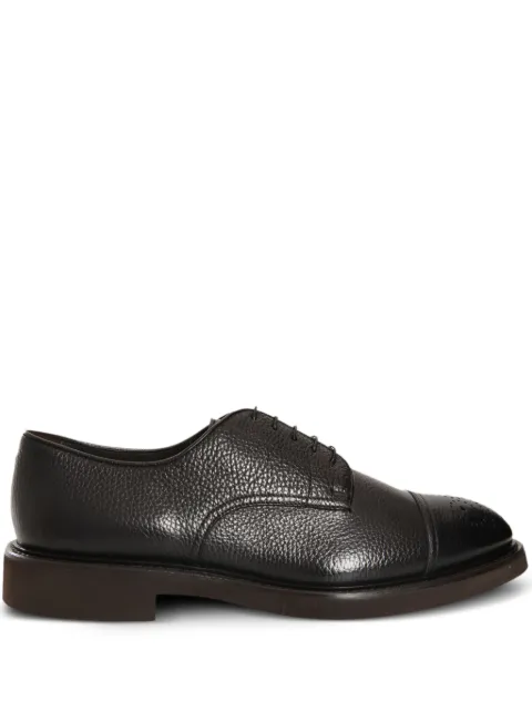 Doucal's leather lace-up derby shoes