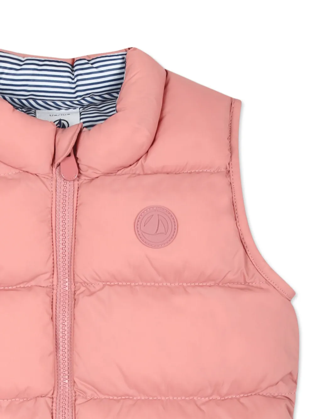Petit Bateau Gewatteerd bodywarmer Roze
