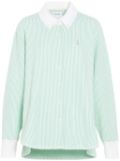 Barrie striped shirt - Green