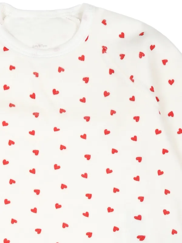 通販 パジャマ プチバトー ハート ロンパース PETIT BATEAU - 新品未使用 プチバトー ハート柄 ロンパース パジャマ ベビー服の通販 by kiki1023 s shop プチバトー なら