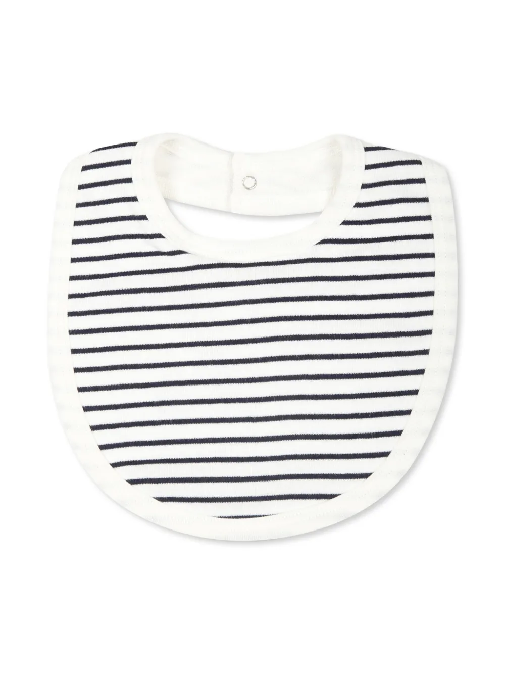 Petit Bateau Twee slabbetjes van biologisch katoen Wit