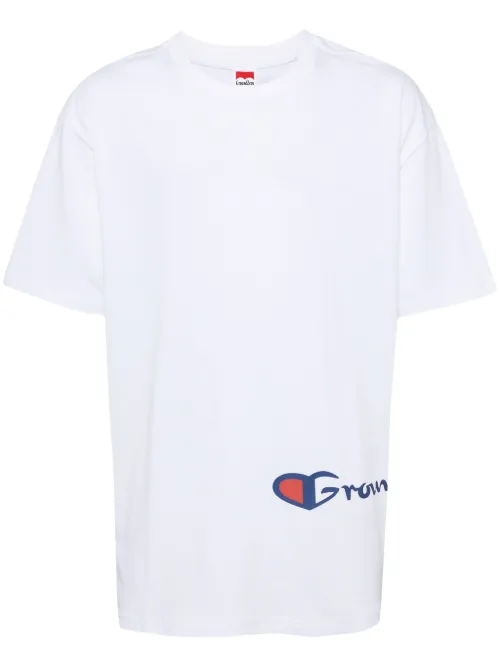 T-shirt en coton à logo imprimé - Ground Zero - Modalova