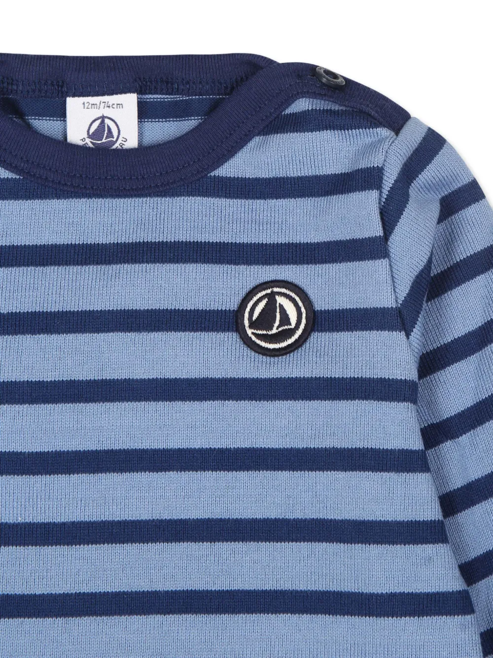 Petit Bateau Gestreept T-shirt Blauw
