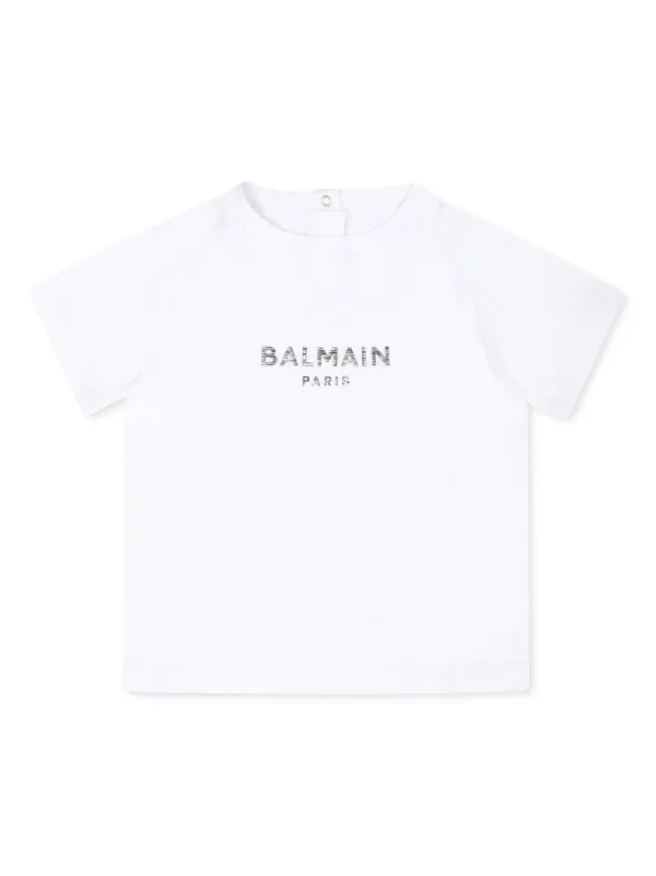 BALMAIN バルマン メンズ Tシャツ XL ホワイト 白 BA12532 半袖