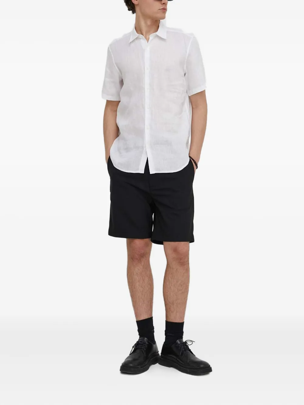 Theory short-sleeve shirt - Wit