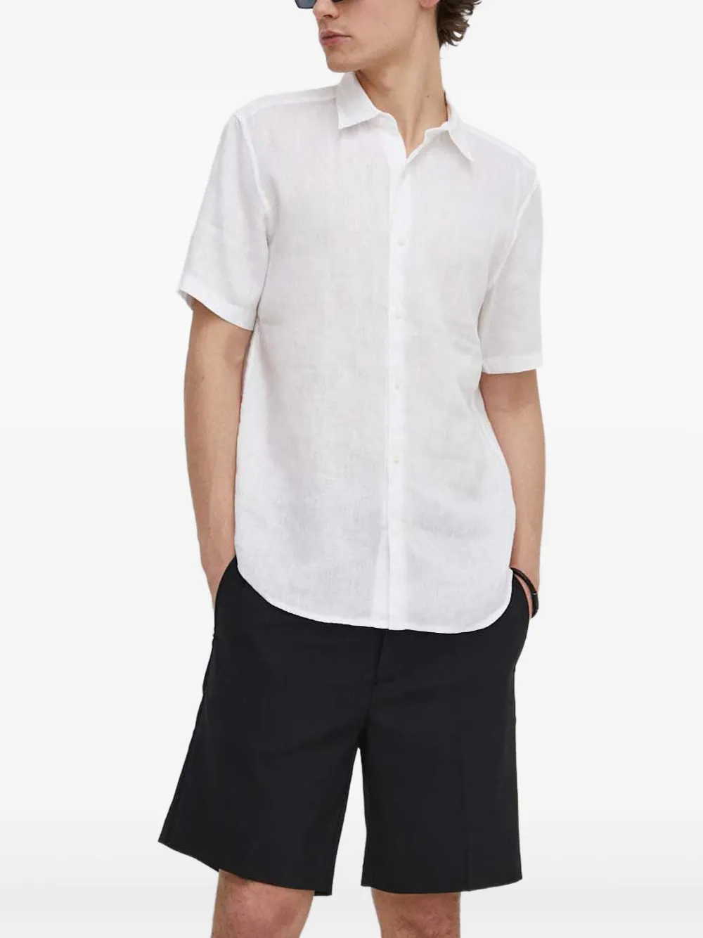 Theory chemise à manches courtes | blanc | Image 1