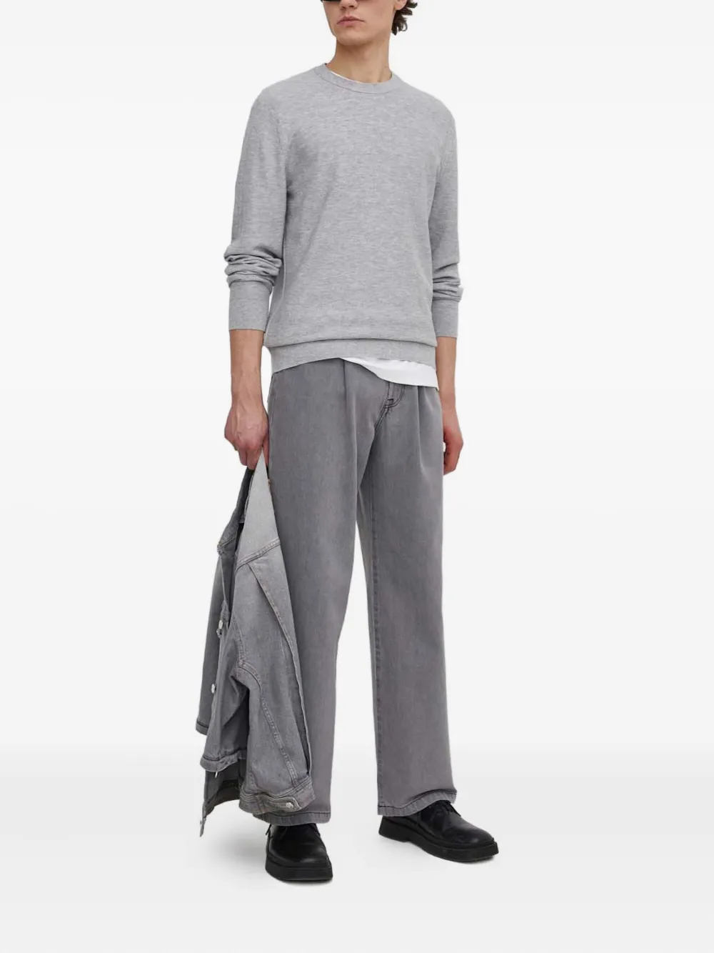Theory crewneck sweater - Grijs