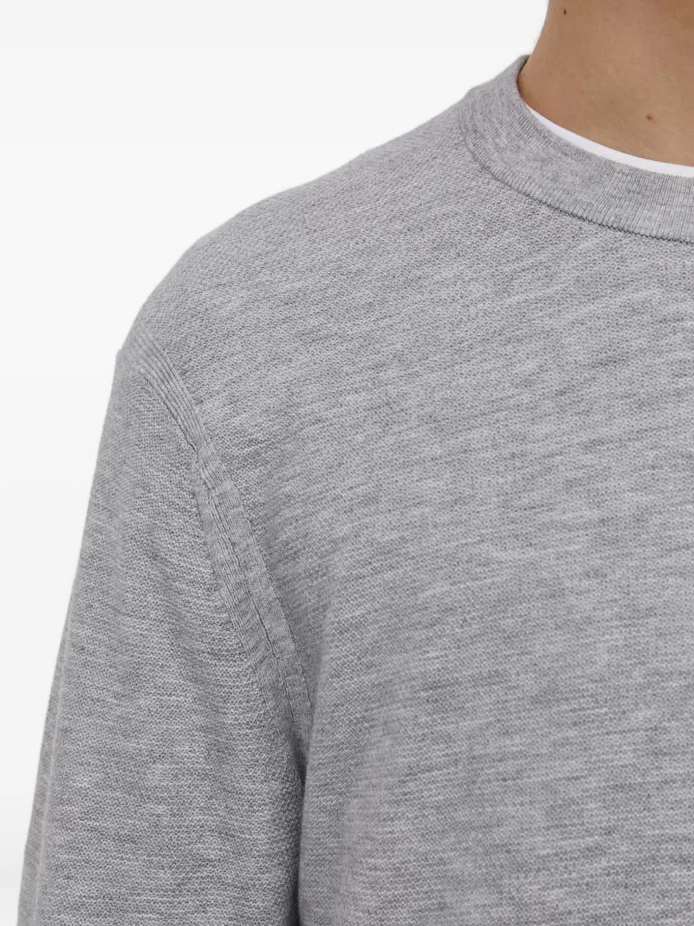 Theory Trui met ronde hals Grijs