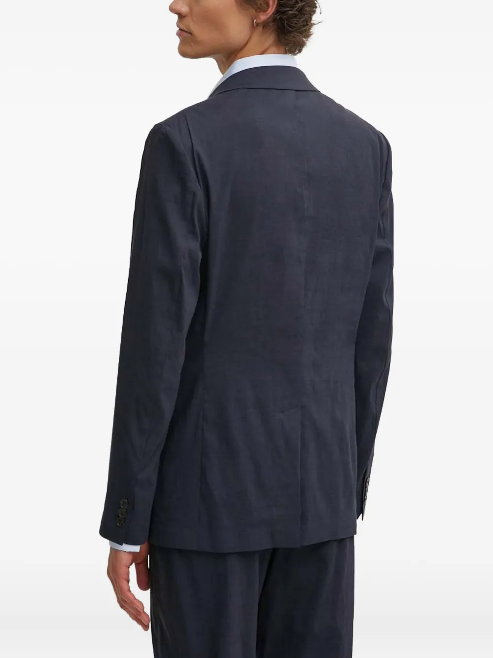 Theory Blazer met enkele rij knopen Blauw