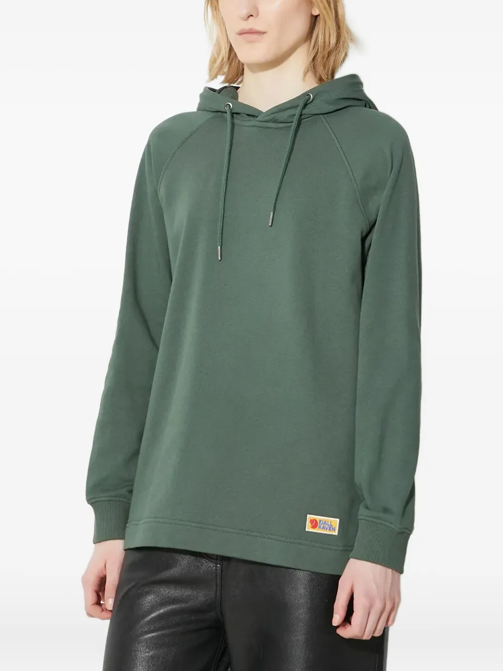 Fjall Raven Vardag Drawstring Hoodie In Green