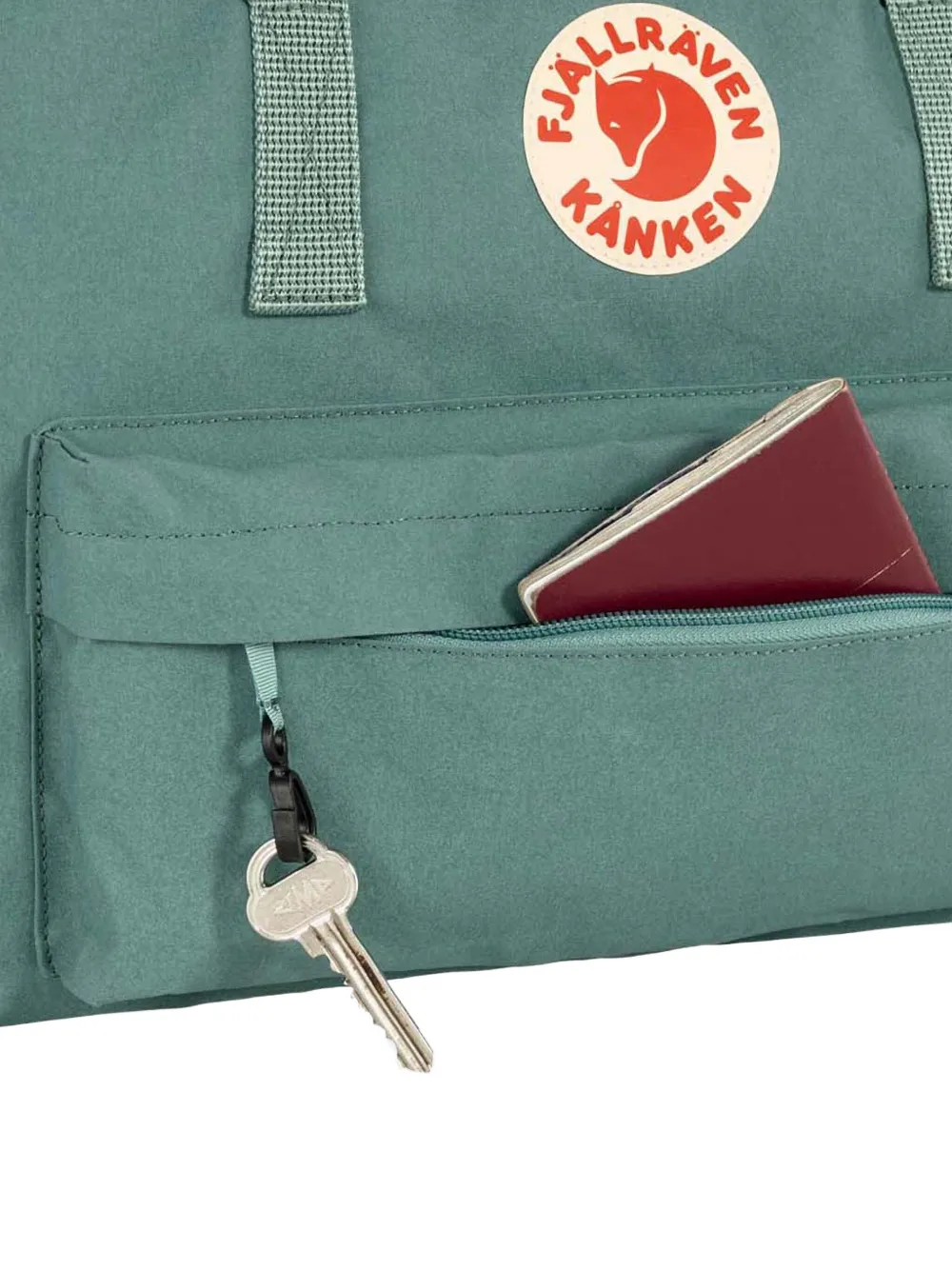 Fjall Raven Kånken Logo-patch Duffle Bag In Gray