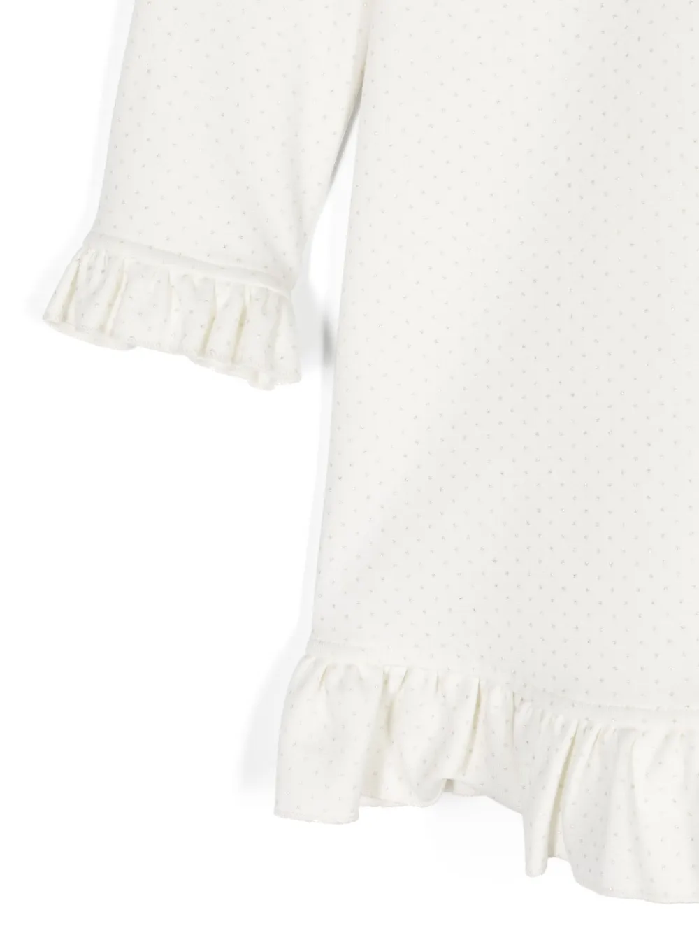 Monnalisa Jurk met stippen Beige