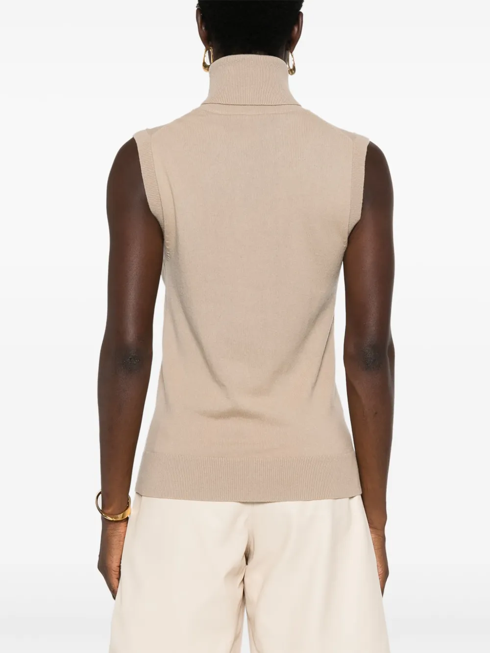 Shop Michael Kors Cashmere Top In Brown