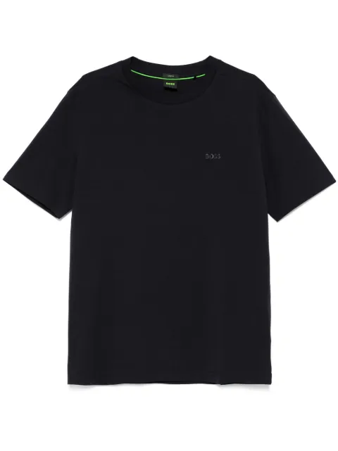 BOSS logo-embossed T-shirt