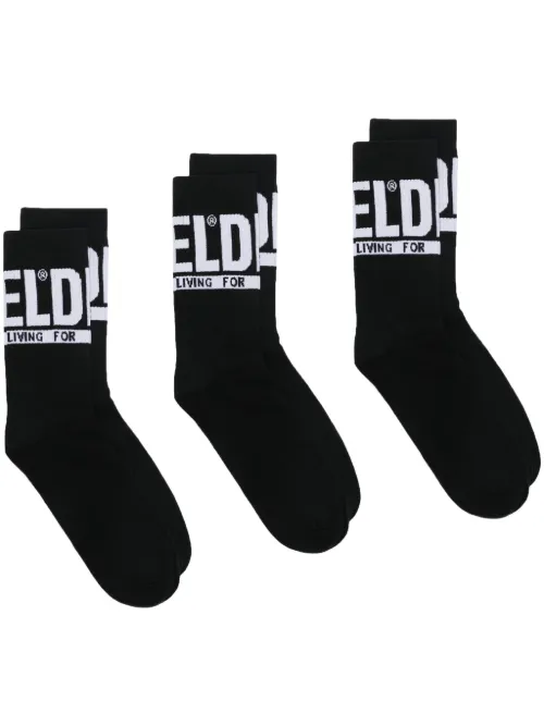 Lot de trois paires de chaussettes Skm-Ray-Three - Diesel - Modalova