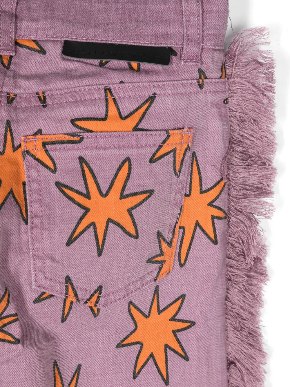 Stella McCartney Kids Bright Stars jeans Paars
