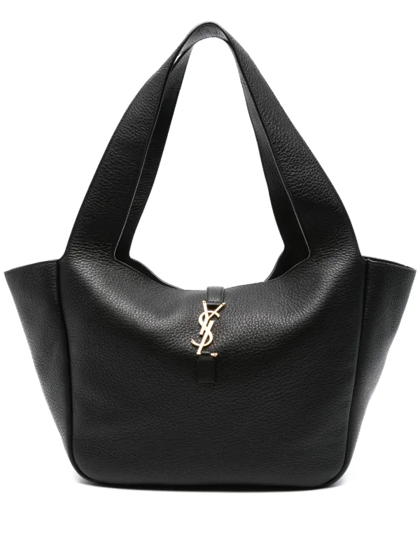 トートバッグ Saint Laurent Black Leather Le 5 A 7 Bea Shopping Bag LE 5 À 7 bea in grained leather | Saint Laurent | YSL TH