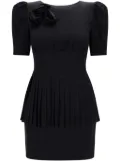 Alessandra Rich silk mini dress - Black