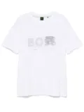 BOSS signature artwork T-shirt - White