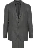 Tagliatore mélange single-breasted suit - Grey