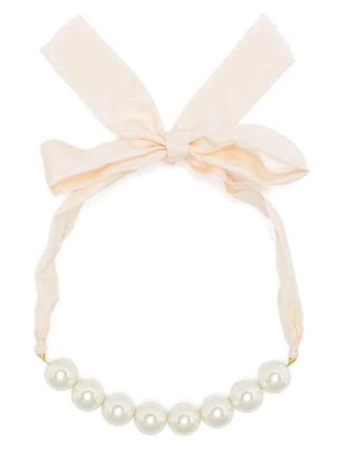 Forte Forte faux-pearl embellished necklace