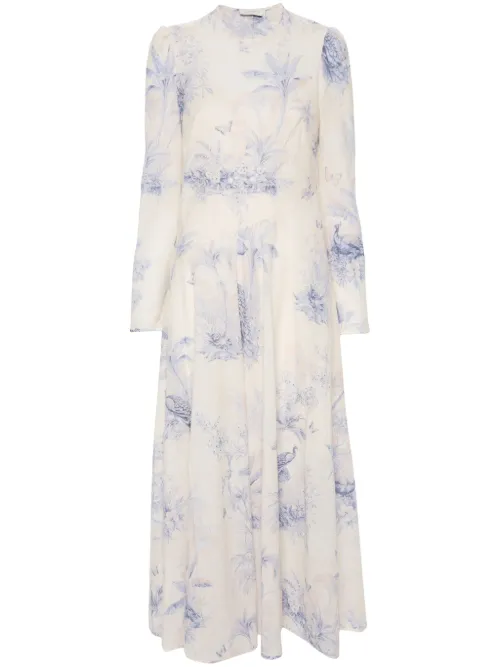Robe longue à design asymétrique - ZIMMERMANN - Modalova
