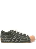 Y-3 logo-patch sneakers - Green