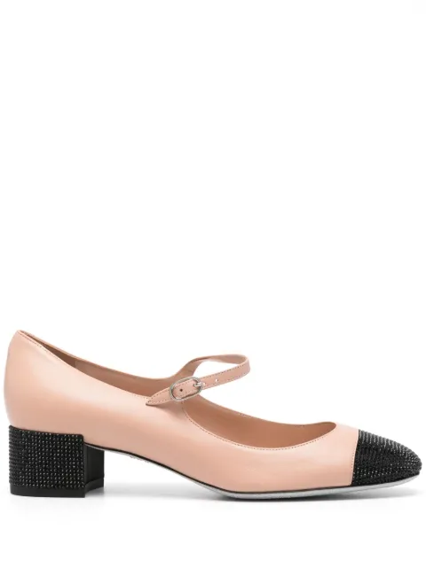 René Caovilla zapatillas Kristen con tacón de 40mm