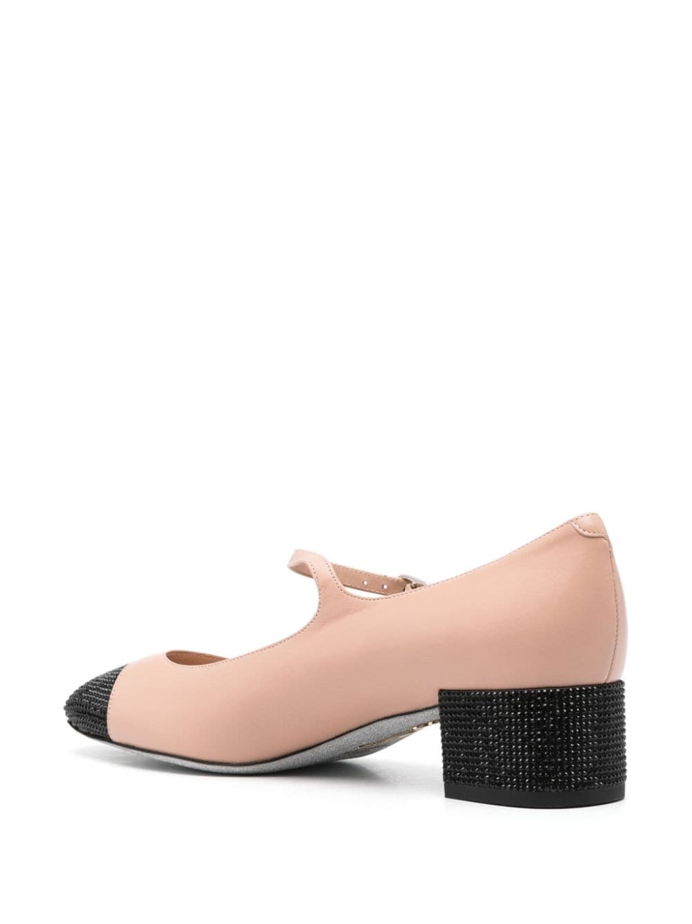 Shop René Caovilla 40mm Kristen Pumps In Neutrals