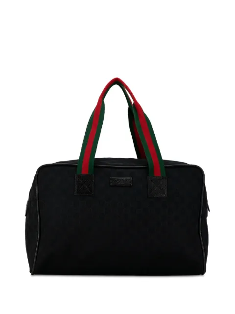 Gucci Pre-Owned 2000-2015 GG Canvas Web travel bag