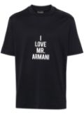 Emporio Armani I love Mr Armani T-shirt - Blue