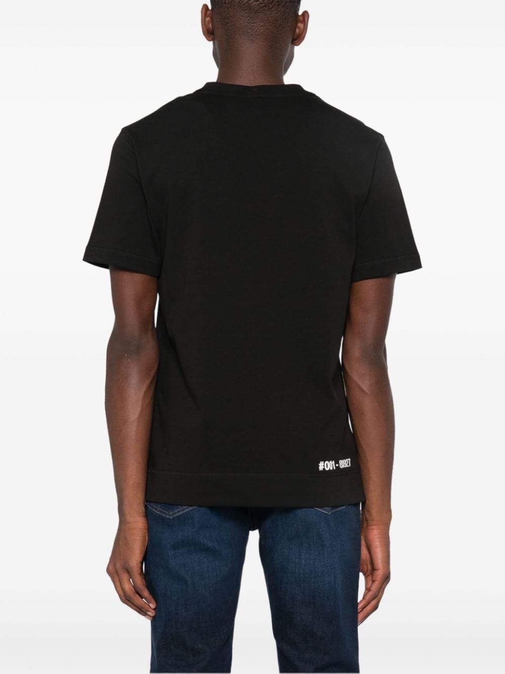 Shop Moncler Logo-print T-shirt In Black