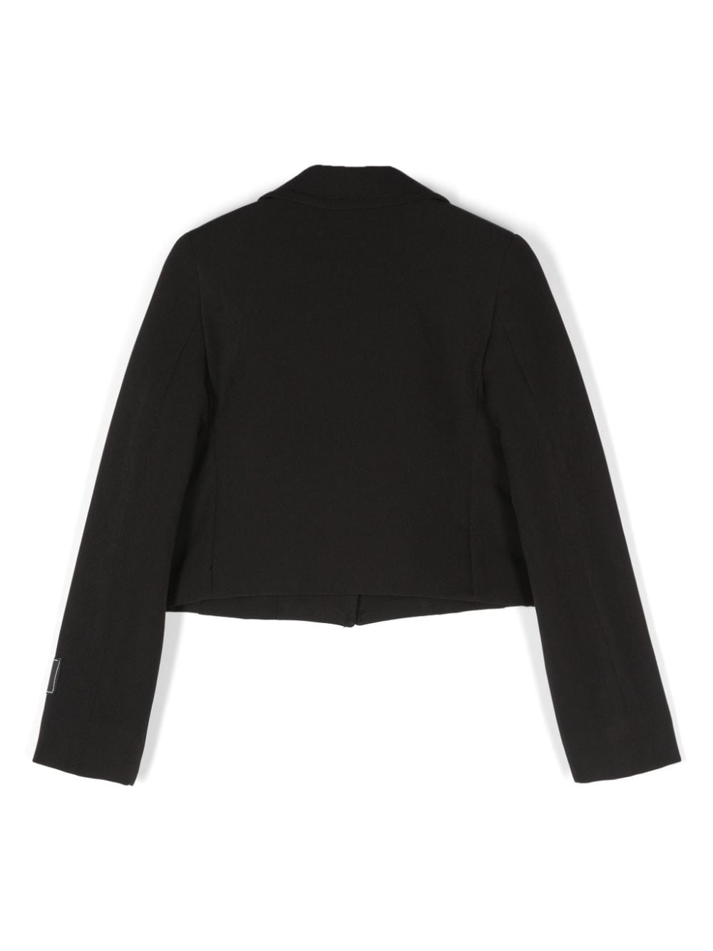 MSGM Kids Blazer met geborduurd logo - Zwart