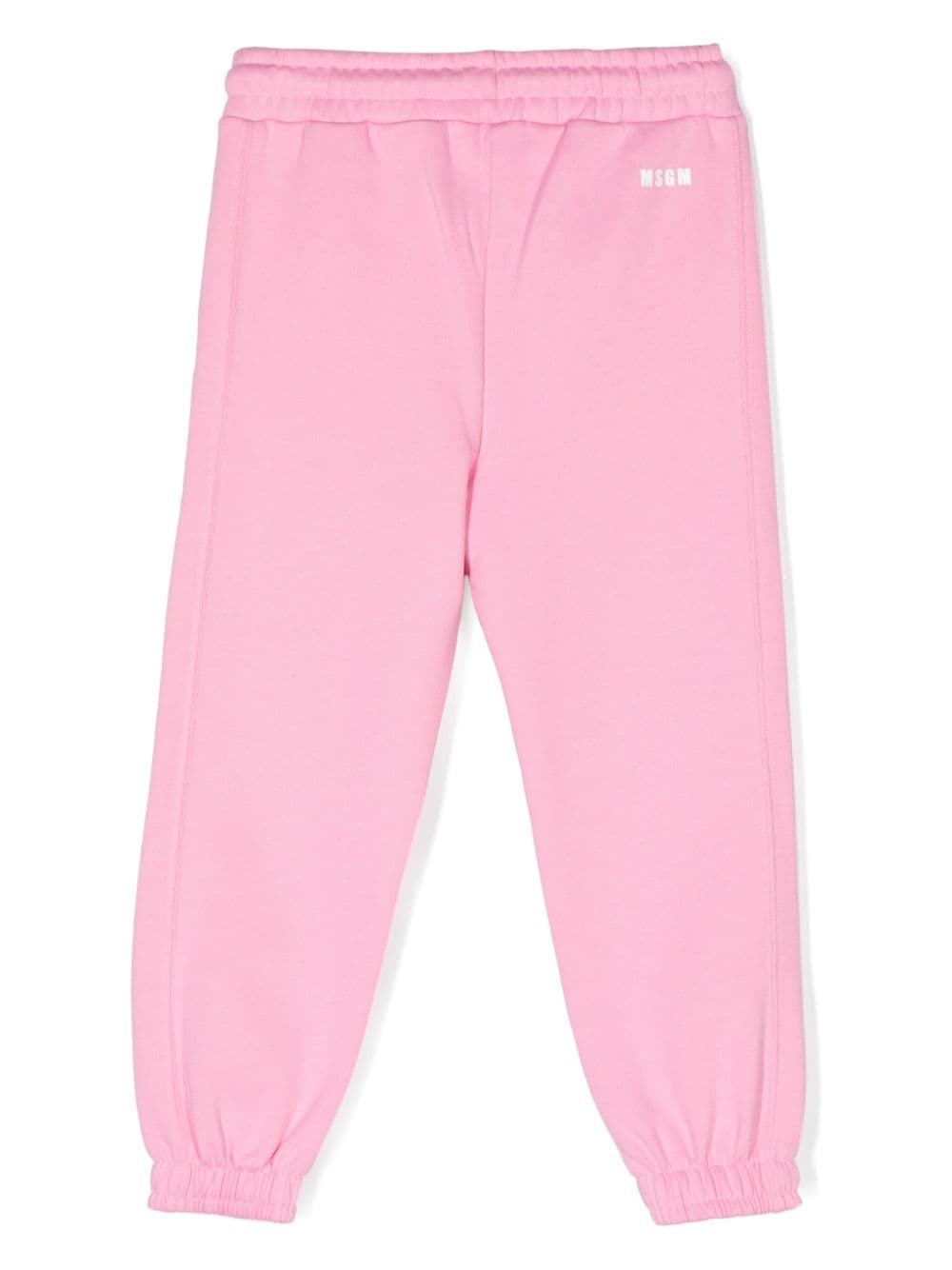 MSGM Kids Trainingsbroek met logoprint - Roze