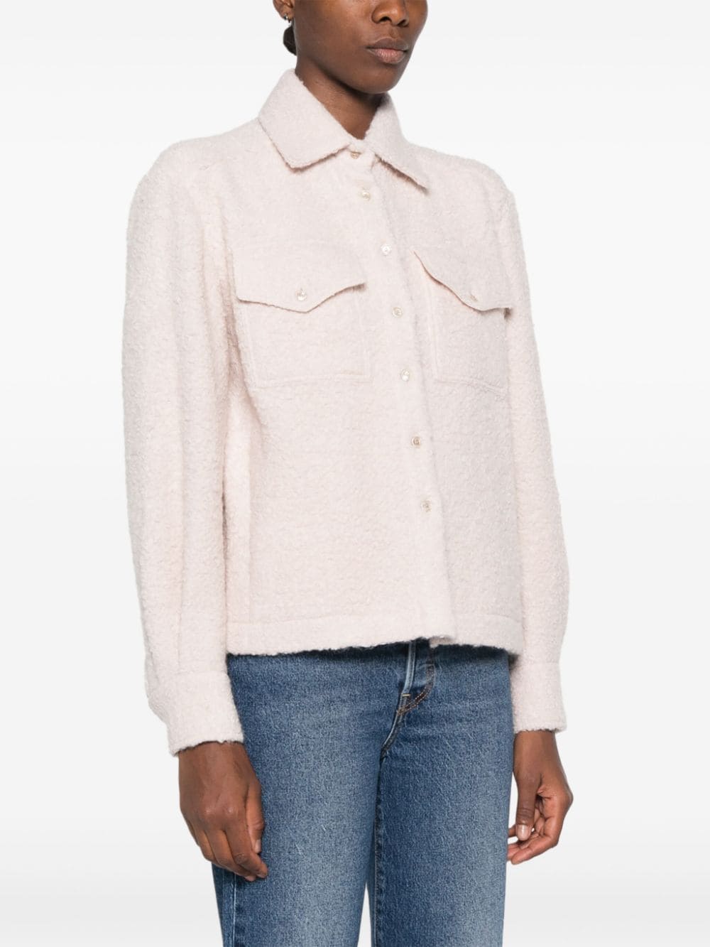 Shop Kiton Long-sleeve Jacket In Neutrals