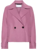 Harris Wharf London cropped wool jacket - Purple