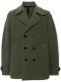 Harris Wharf London virgin wool peacoat - Green