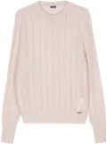 Kiton pointelle-trim sweater - Neutrals
