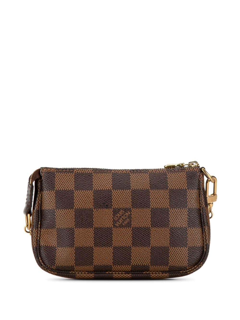 Louis Vuitton Pre-Owned 2007 Damier Ebene Mini Pochette Accessoires handbag - Bruin