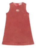 ETRO KIDS Pegaso embroidery dress - Red